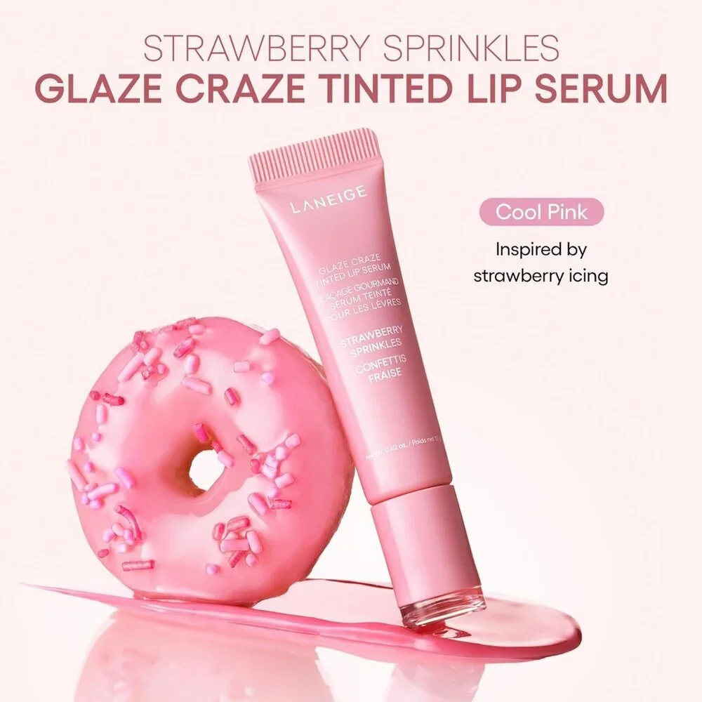 Glaze Craze Tinted Lip Serum: Hydrating Lip Serum for Glossy, Nourished Lips wit